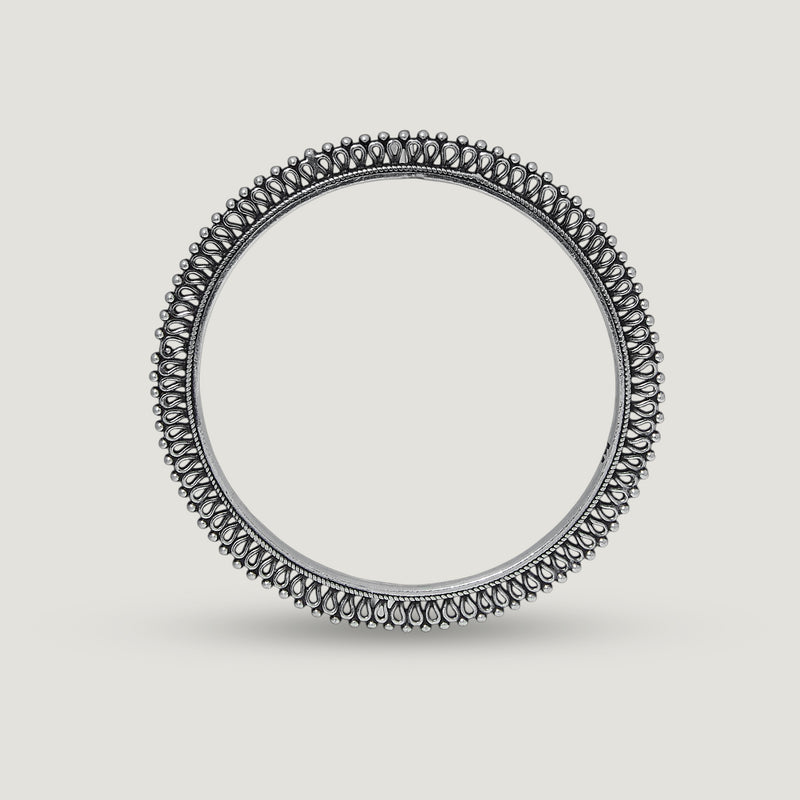 Beaded Loop Edge Bangle