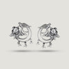 Chidiya Gulab Hoop Earrings
