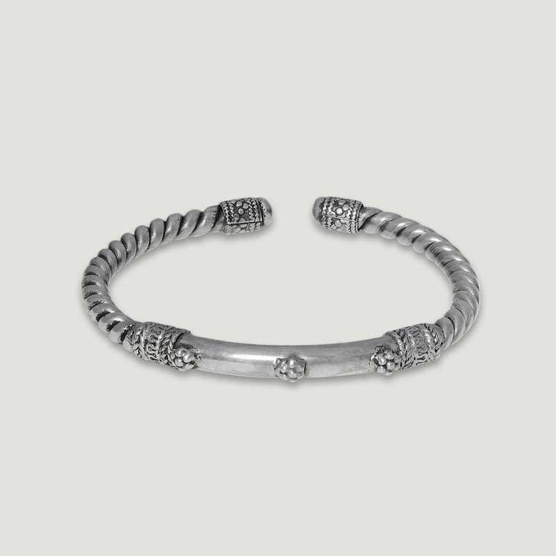 Coiled Rope Cuff Bracelet