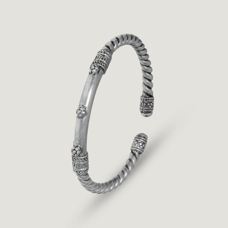 Coiled Rope Cuff Bracelet