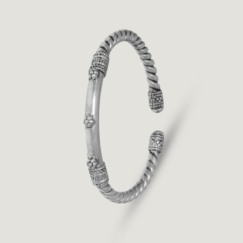 Coiled Rope Cuff Bracelet