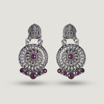 Devi Manik Chandbali Earrings
