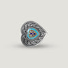 Enamel Heart Statement Ring