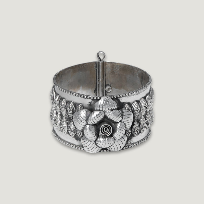 Floral Statement Cuff Bracelet