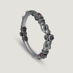 Gaja-Mukha Silver Bangle