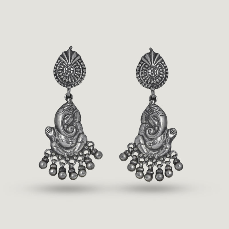 Ganpati Ghungroo Earrings