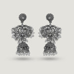 Garud Kamal Jhumka Earrings