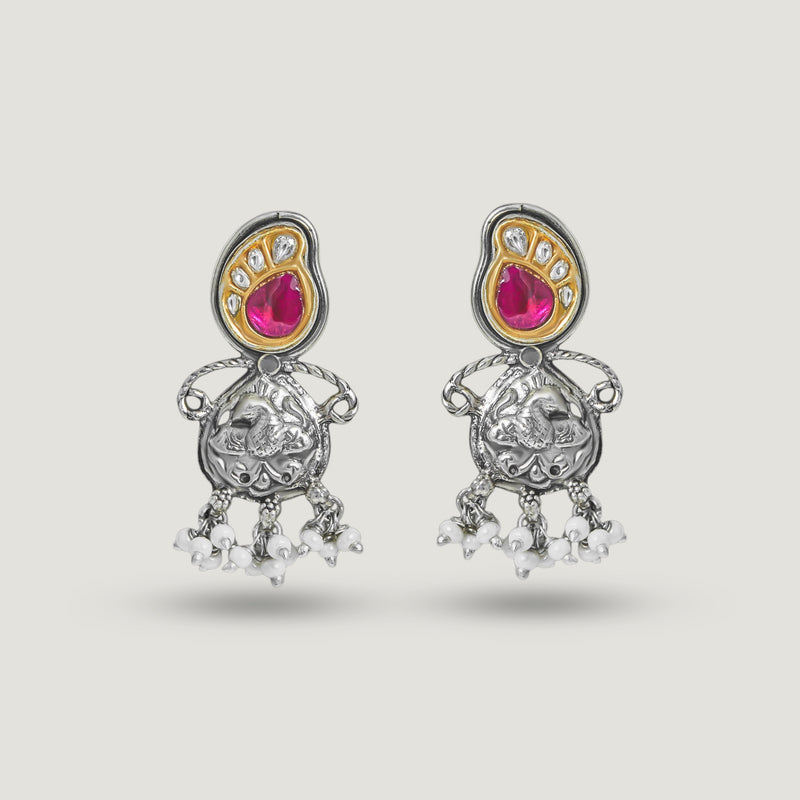 Gulabi Moyur Drop Earrings