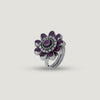 Gulabi Pushpa Statement Ring