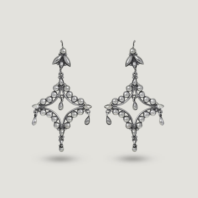 Heera Panjra Chandelier Earrings