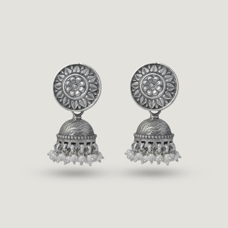 Kamal Chakra Jhumka Earrings