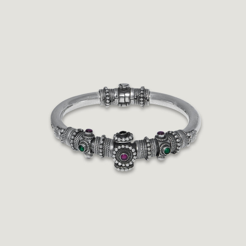 Kavya Silver Bangle