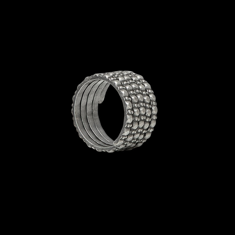 Silver Cascade Ring