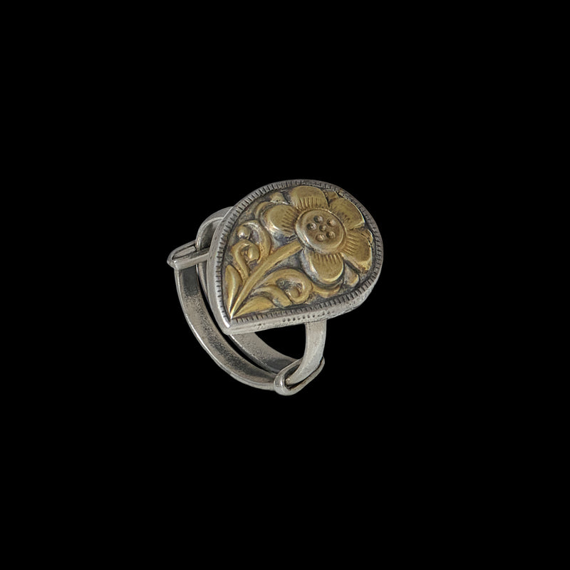 Golden Petal Ring