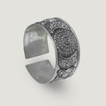 Mandala Floral Cuff Bracelet