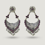 Manik Chandbali Earrings