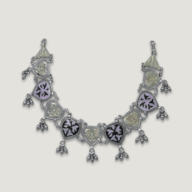 Meenakari Tota Necklace