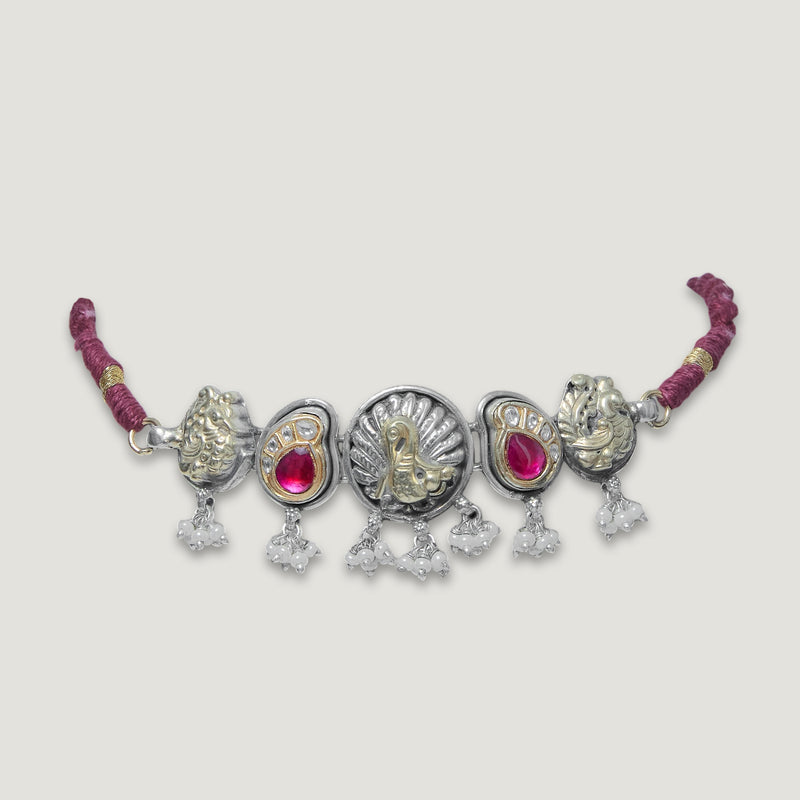 Moyur Kundan Choker