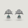 Mukut Panna Jhumka Earrings