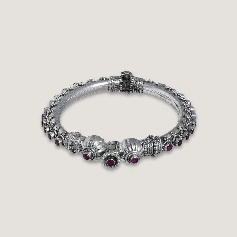 Padma Silver Bangle
