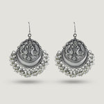 Panchhi Vriksh Chandbali Earrings