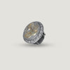 Peacock Crest Statement Ring