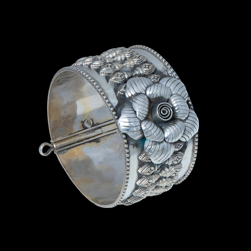 Floral Statement Cuff Bracelet