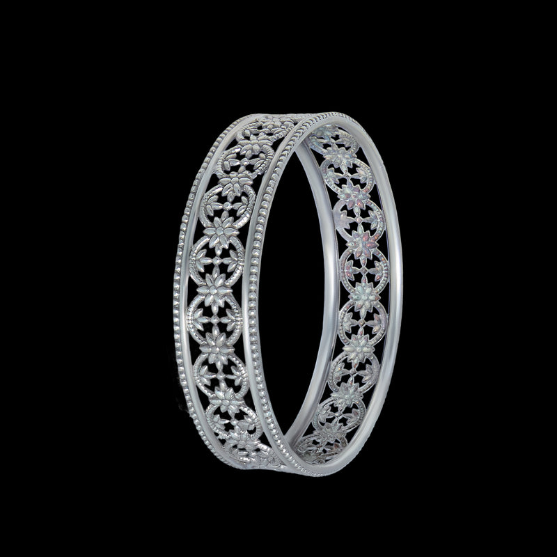 Floral Chain Link Bangle