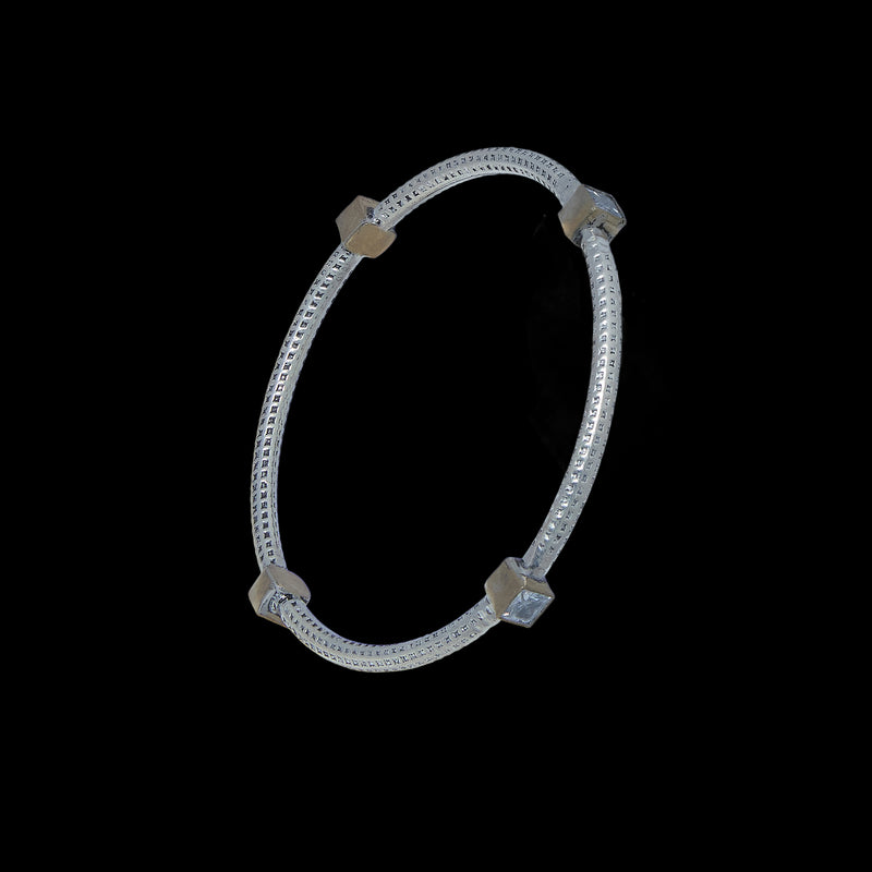 Rekha Silver Bangle
