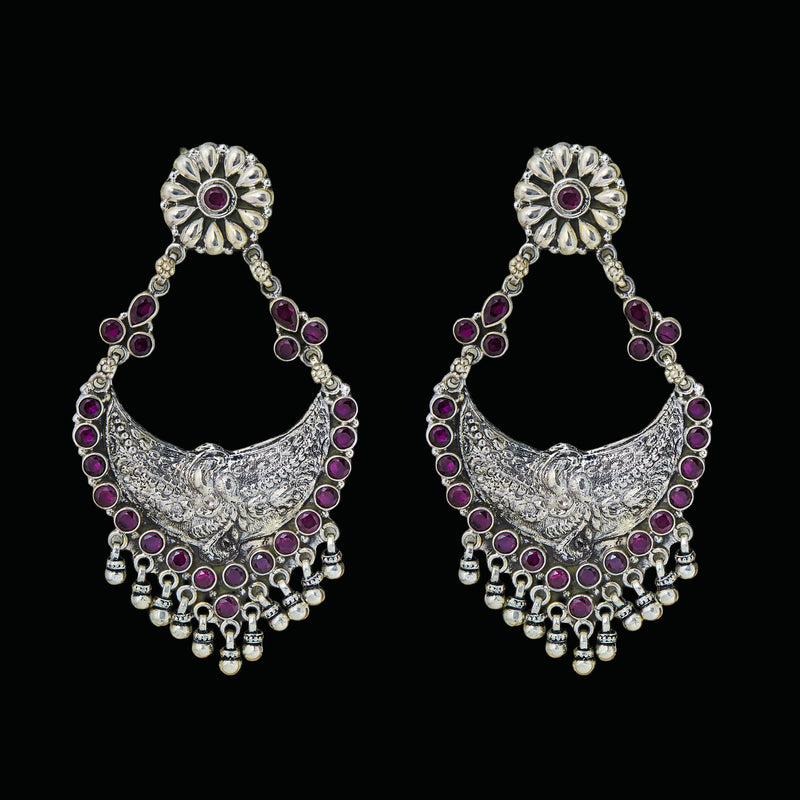 Manik Chandbali Earrings