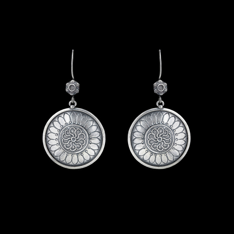 Suryamukhi Coin Earrings