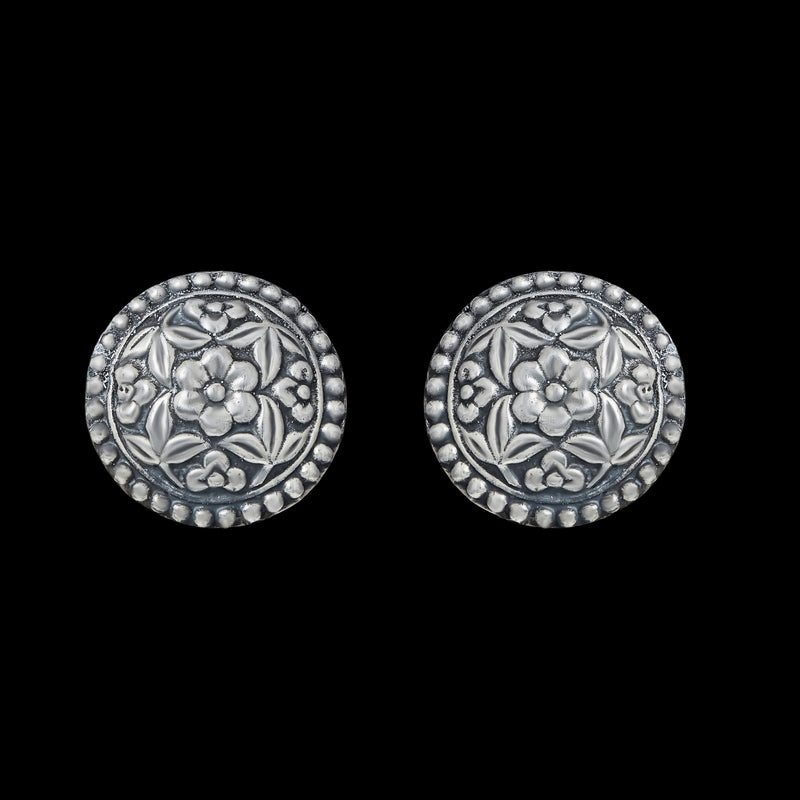 Bela Coin Stud Earrings