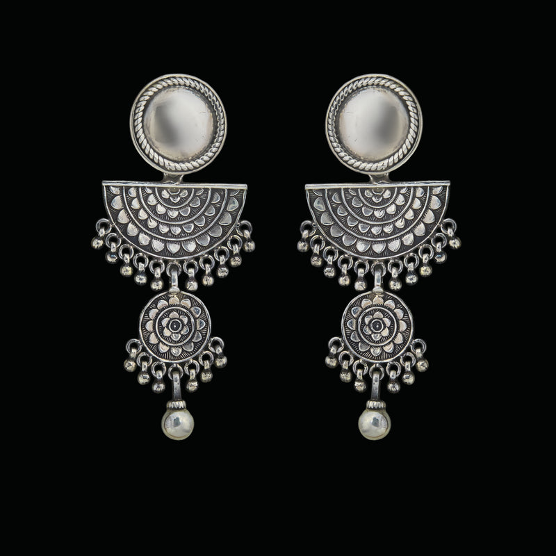 Chandra Kamal Tiered Earrings