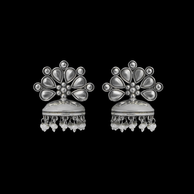 Peacock Pankh Jhumka Earrings