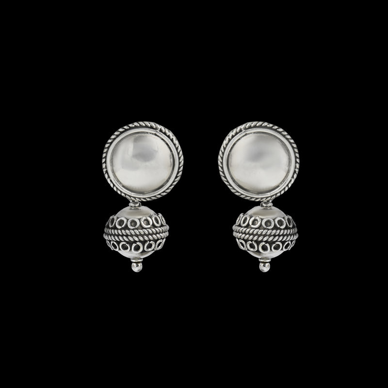 Chandi Gola Drop Earrings