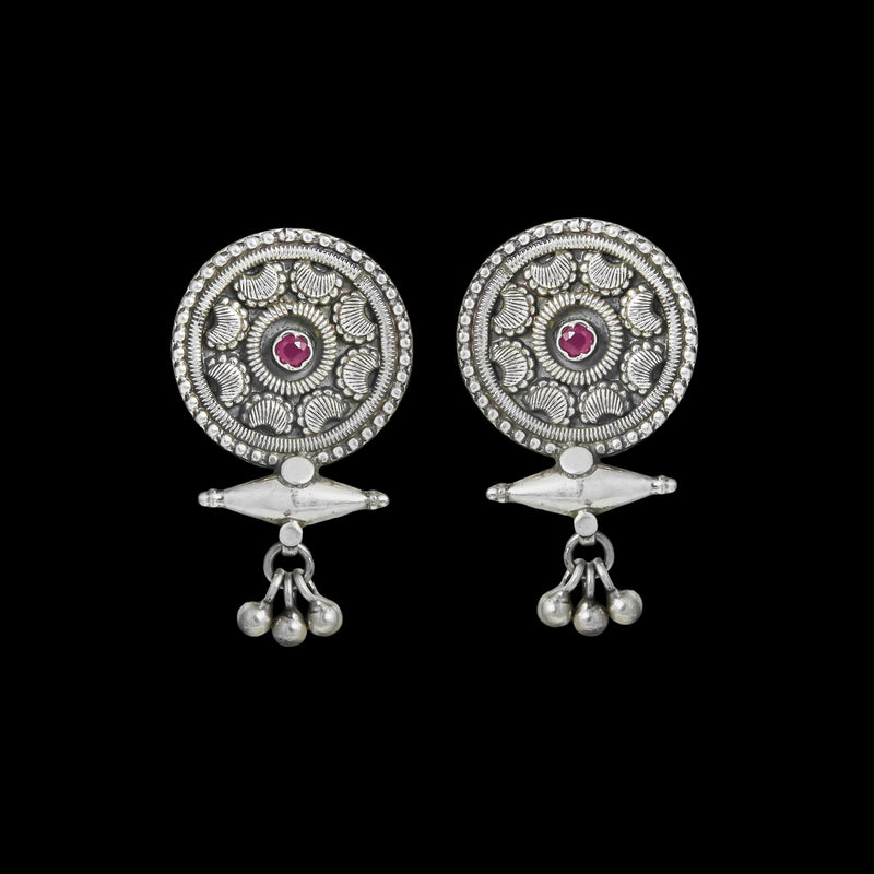 Manik Kamal Chakri Earrings