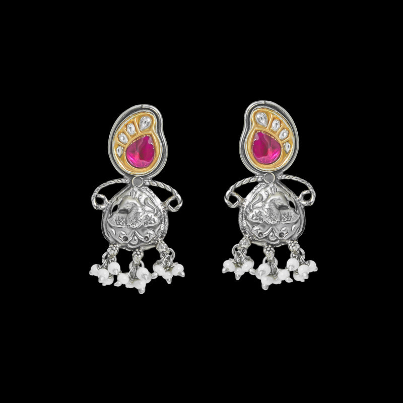 Gulabi Moyur Drop Earrings