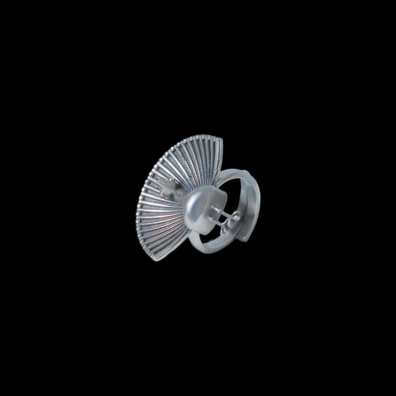 Nritya Mayur Statement Ring