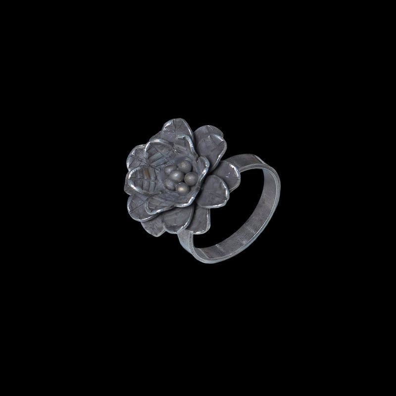 Layered Bloom Statement Ring