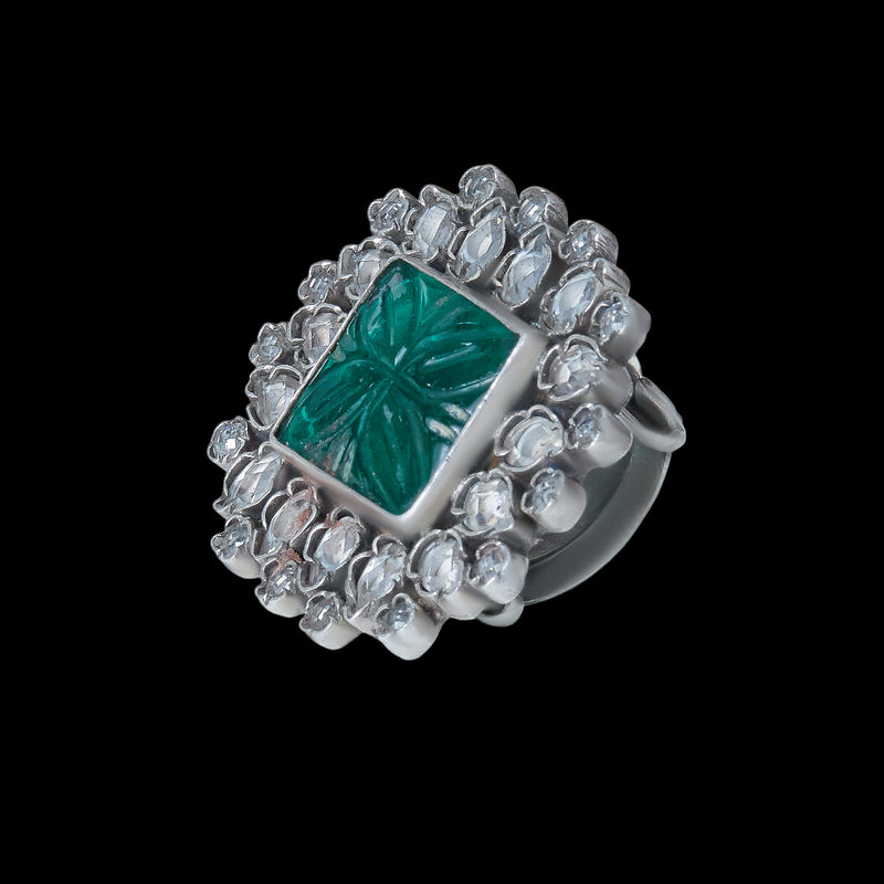 Harit Pushpa Statement Ring