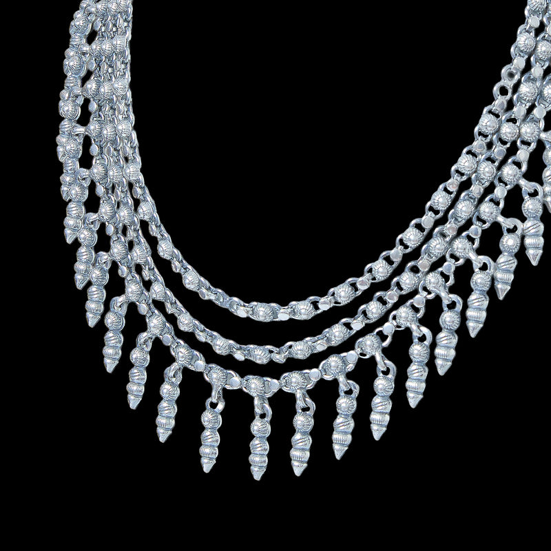 Ghungroo Jhalar Multi-Layer Necklace