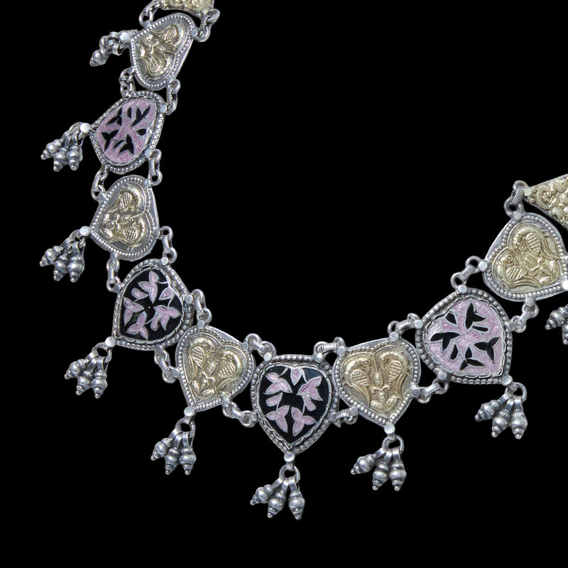 Meenakari Tota Necklace