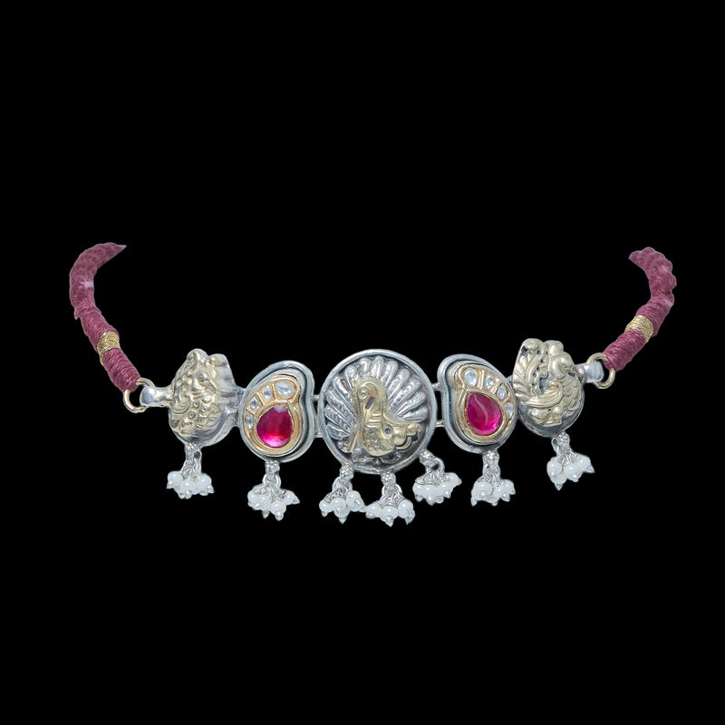 Moyur Kundan Choker