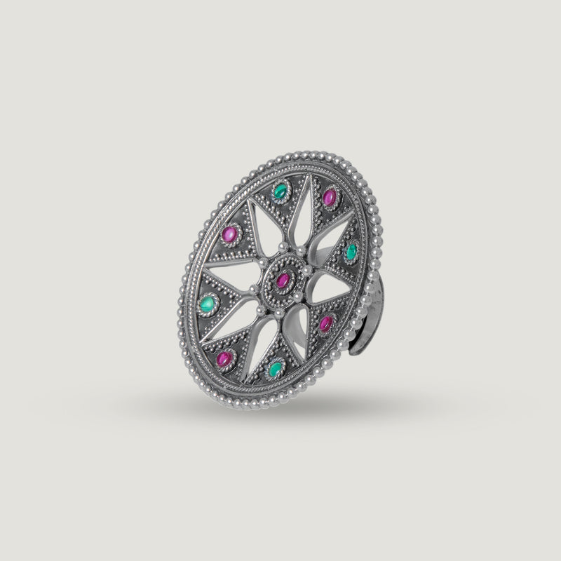 Sunburst Wheel Adjustable Ring