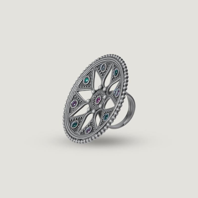 Sunburst Wheel Adjustable Ring