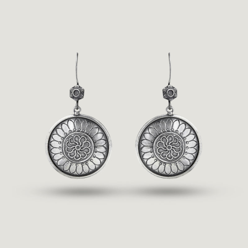 Suryamukhi Coin Earrings