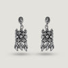 Tri-Bloom Leaf Drop Earrings