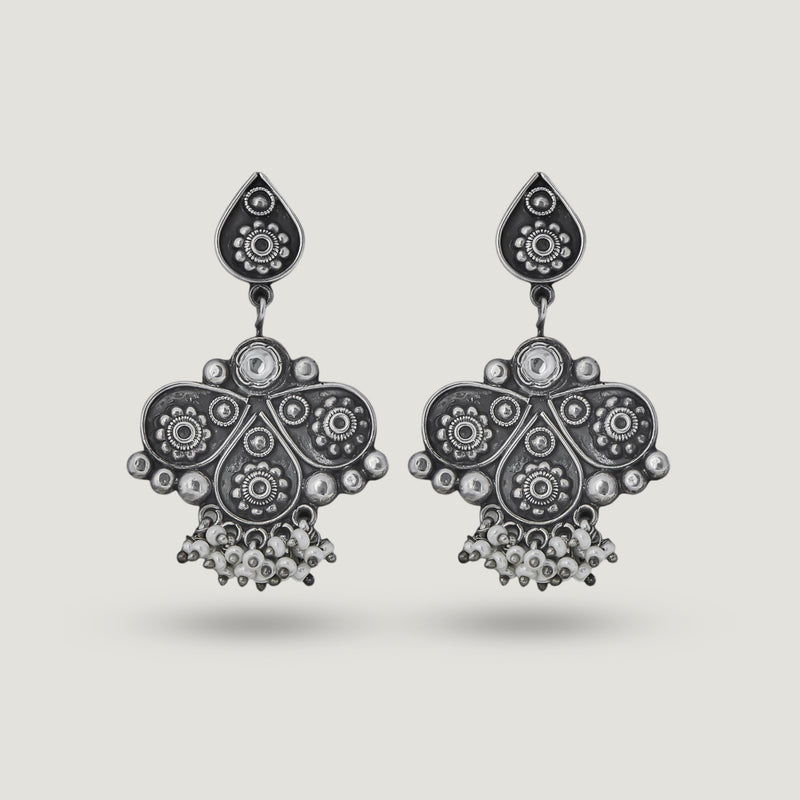 Tribhuj Phool Earrings
