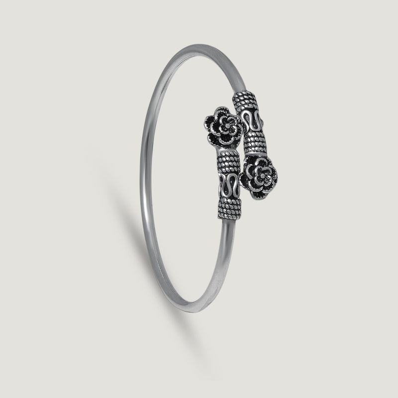 Twin Bloom Adjustable Bangle