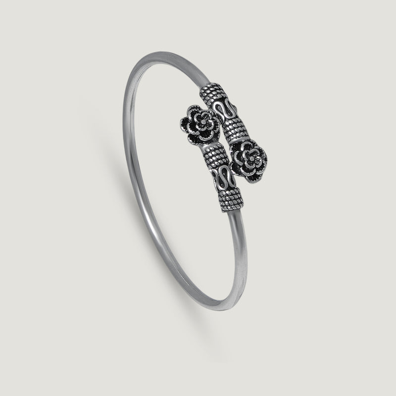 Twin Bloom Adjustable Bangle